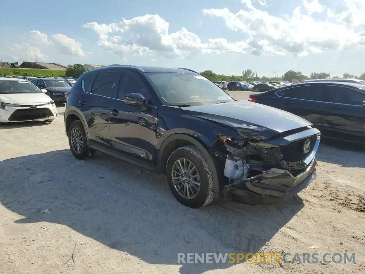 4 fotografías del automóvil dañado JM3KFACM3L0849952 MAZDA CX-5 2020