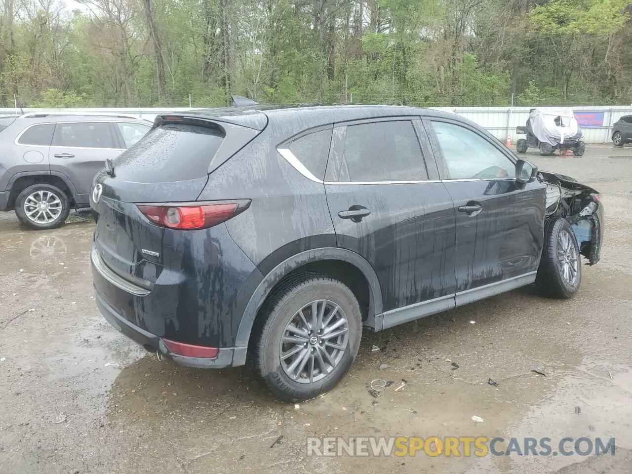 3 fotografías del automóvil dañado JM3KFACM4L0835493 MAZDA CX-5 2020
