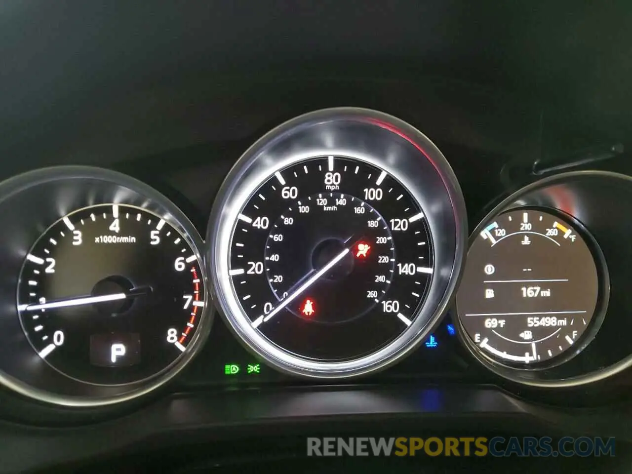 9 fotografías del automóvil dañado JM3KFACM6L0804410 MAZDA CX-5 2020