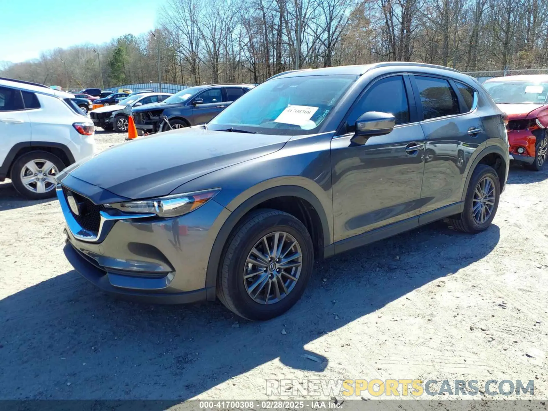 2 fotografías del automóvil dañado JM3KFACM6L1805549 MAZDA CX-5 2020