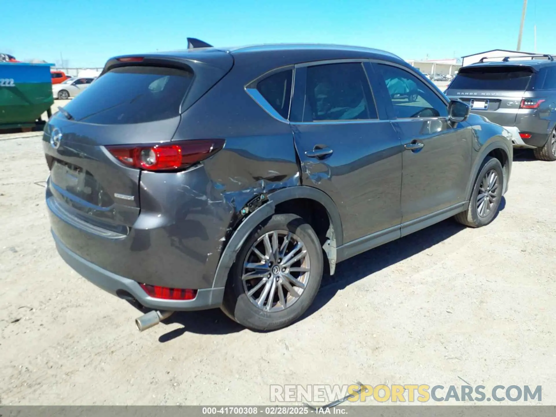 4 fotografías del automóvil dañado JM3KFACM6L1805549 MAZDA CX-5 2020