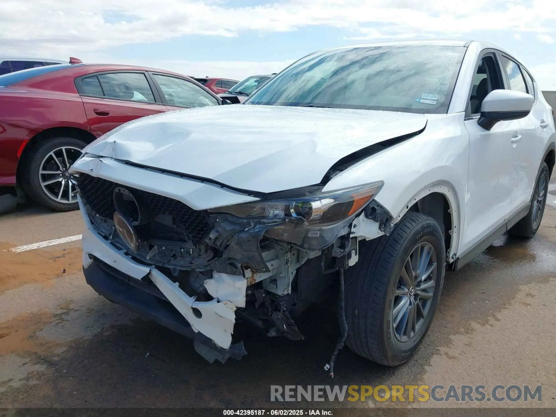 6 fotografías del automóvil dañado JM3KFACM7L0741303 MAZDA CX-5 2020