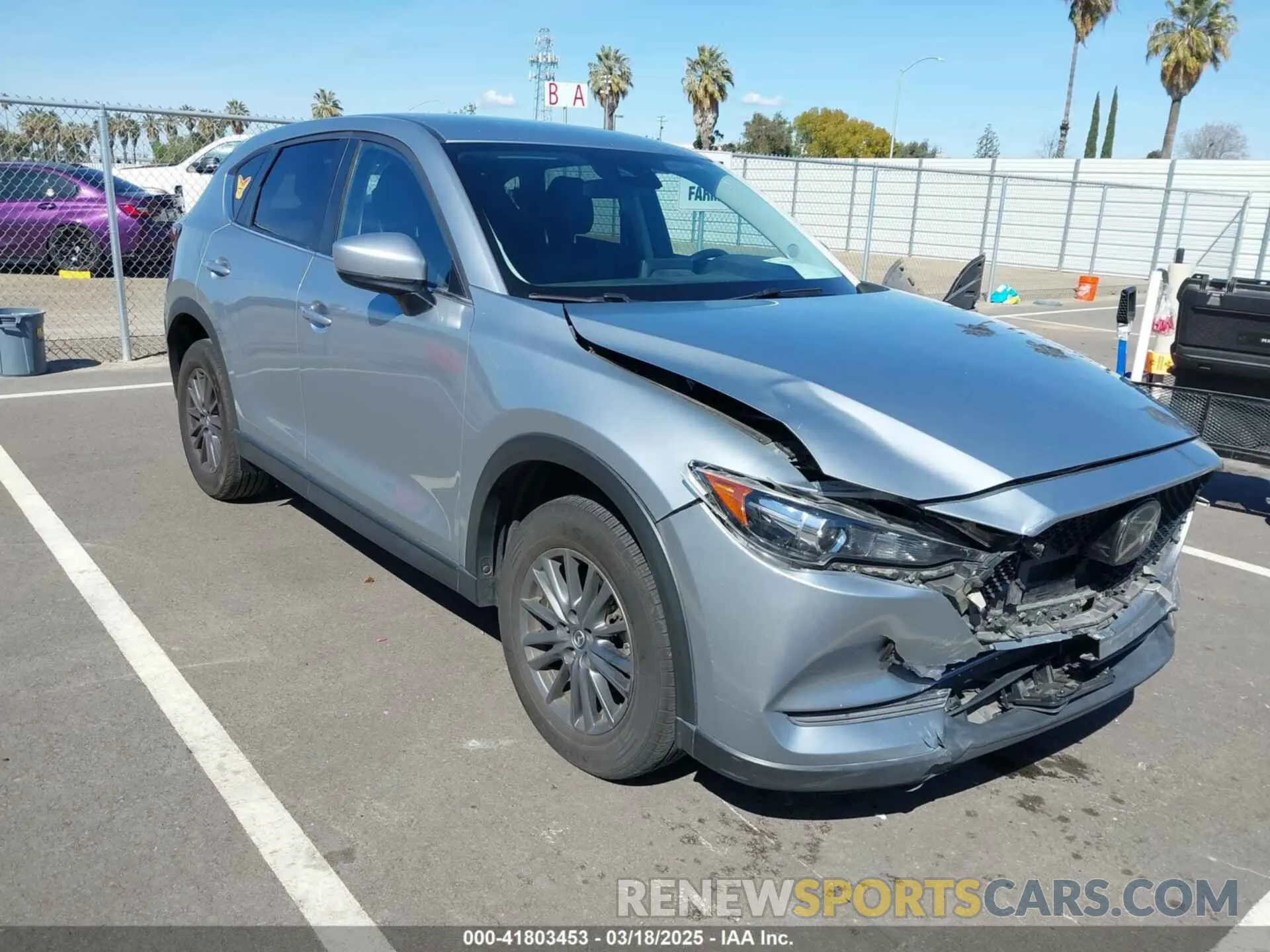 1 fotografías del automóvil dañado JM3KFACM7L0774401 MAZDA CX-5 2020