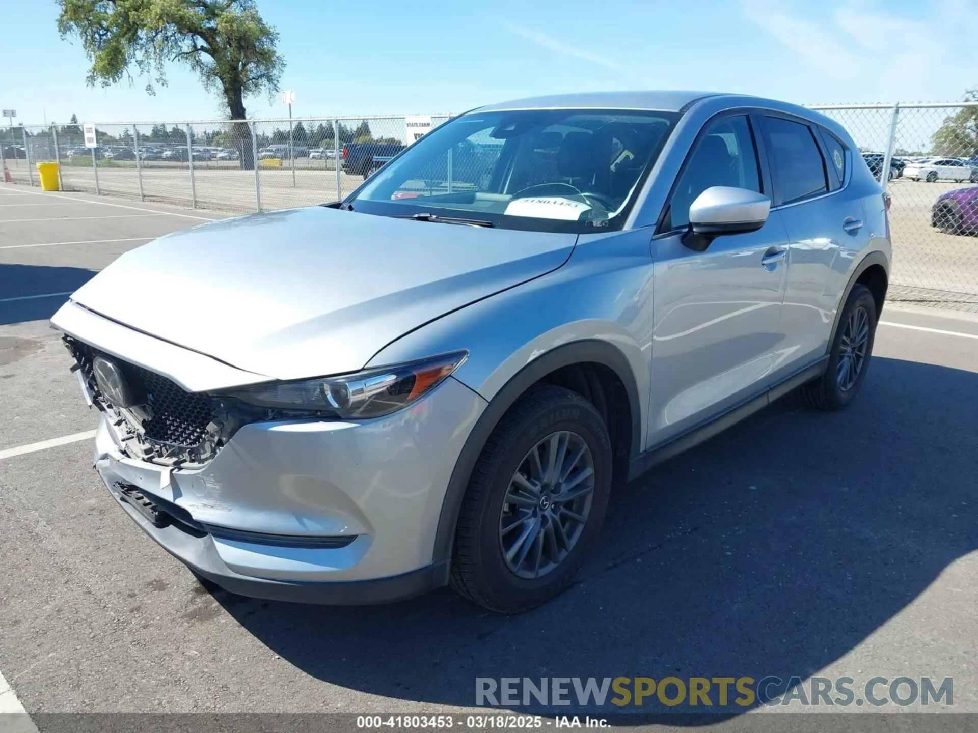2 fotografías del automóvil dañado JM3KFACM7L0774401 MAZDA CX-5 2020