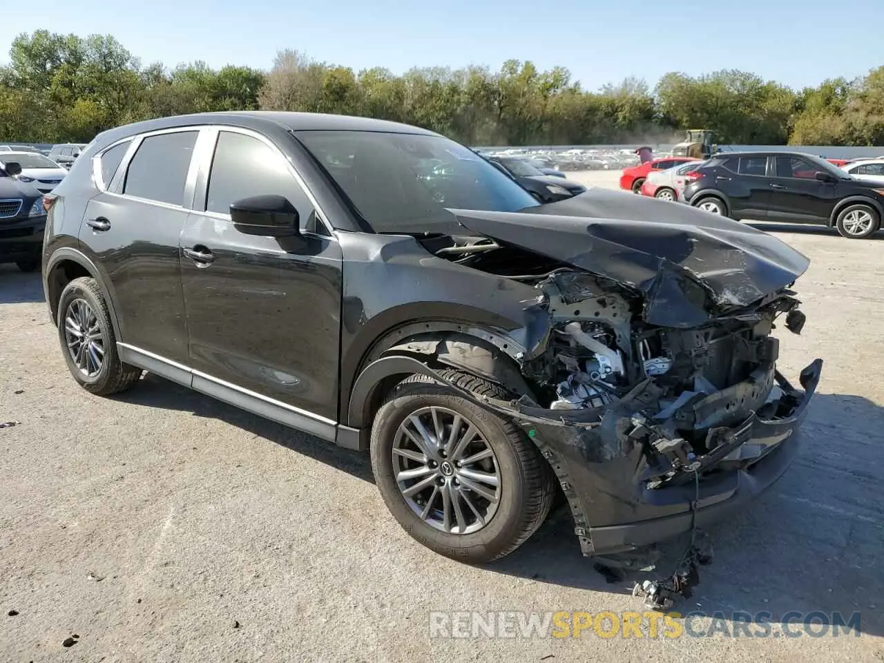 4 fotografías del automóvil dañado JM3KFACM9L0734627 MAZDA CX-5 2020