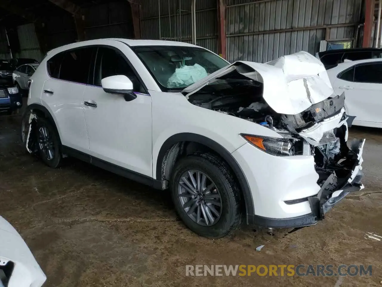 4 fotografías del automóvil dañado JM3KFACM9L0756885 MAZDA CX-5 2020