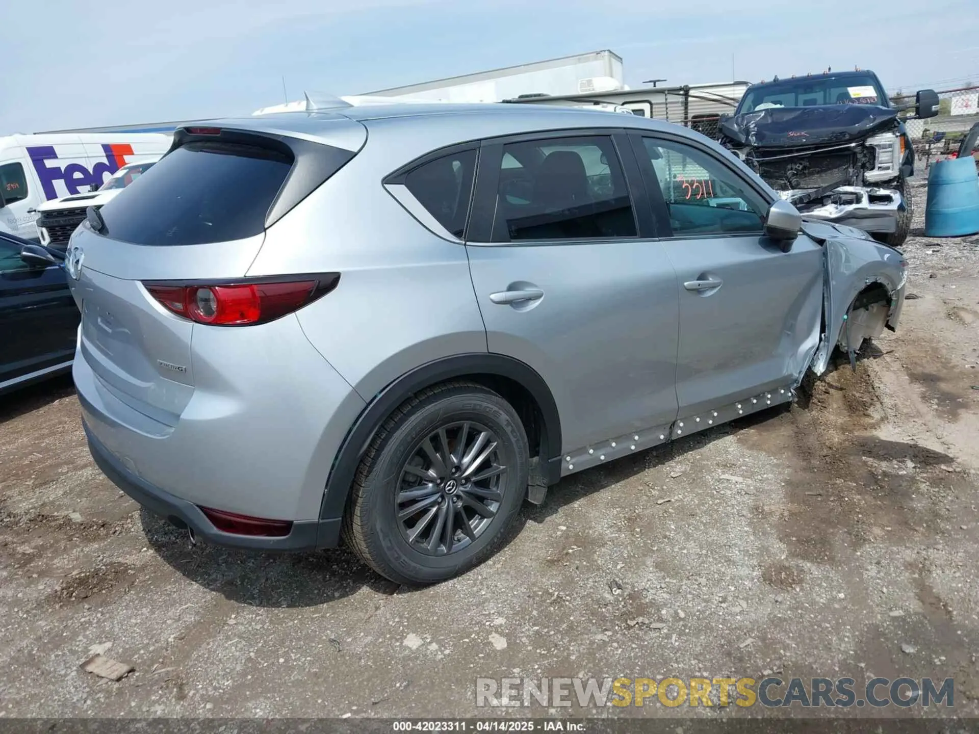 4 fotografías del automóvil dañado JM3KFACM9L0785464 MAZDA CX-5 2020