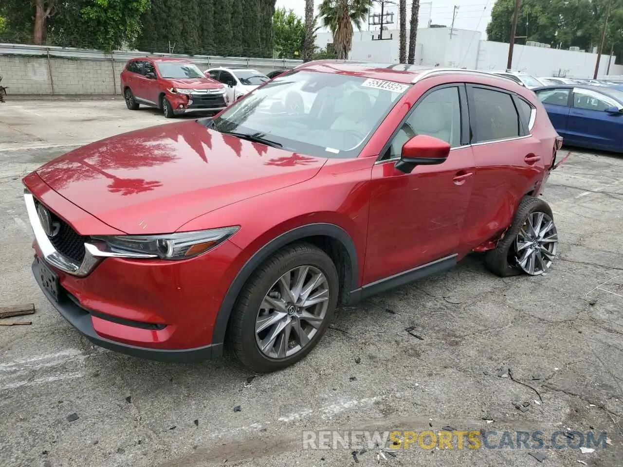 1 fotografías del automóvil dañado JM3KFADM1L1837775 MAZDA CX-5 2020