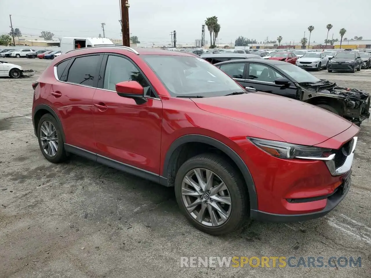 4 fotografías del automóvil dañado JM3KFADM1L1837775 MAZDA CX-5 2020
