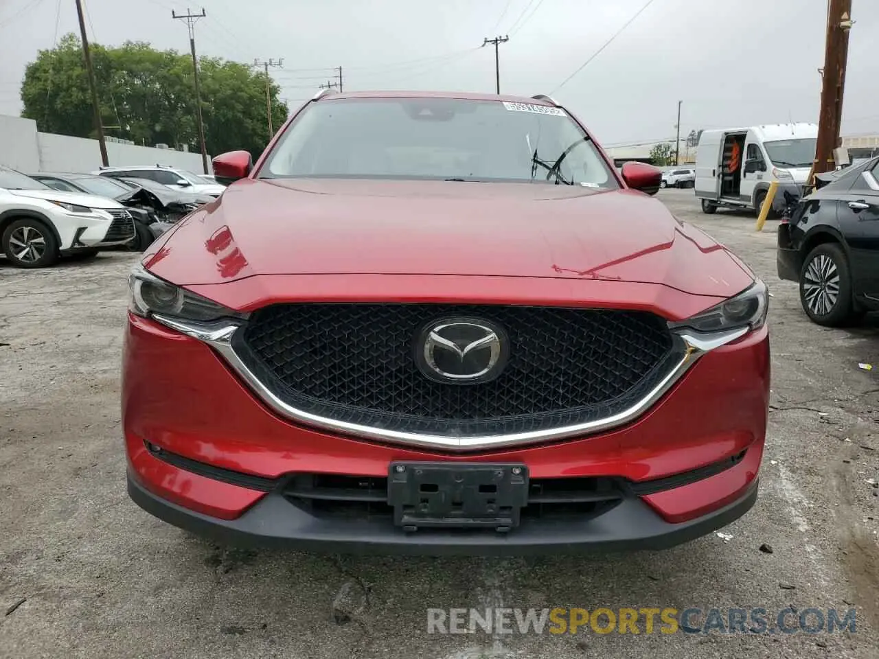 5 fotografías del automóvil dañado JM3KFADM1L1837775 MAZDA CX-5 2020