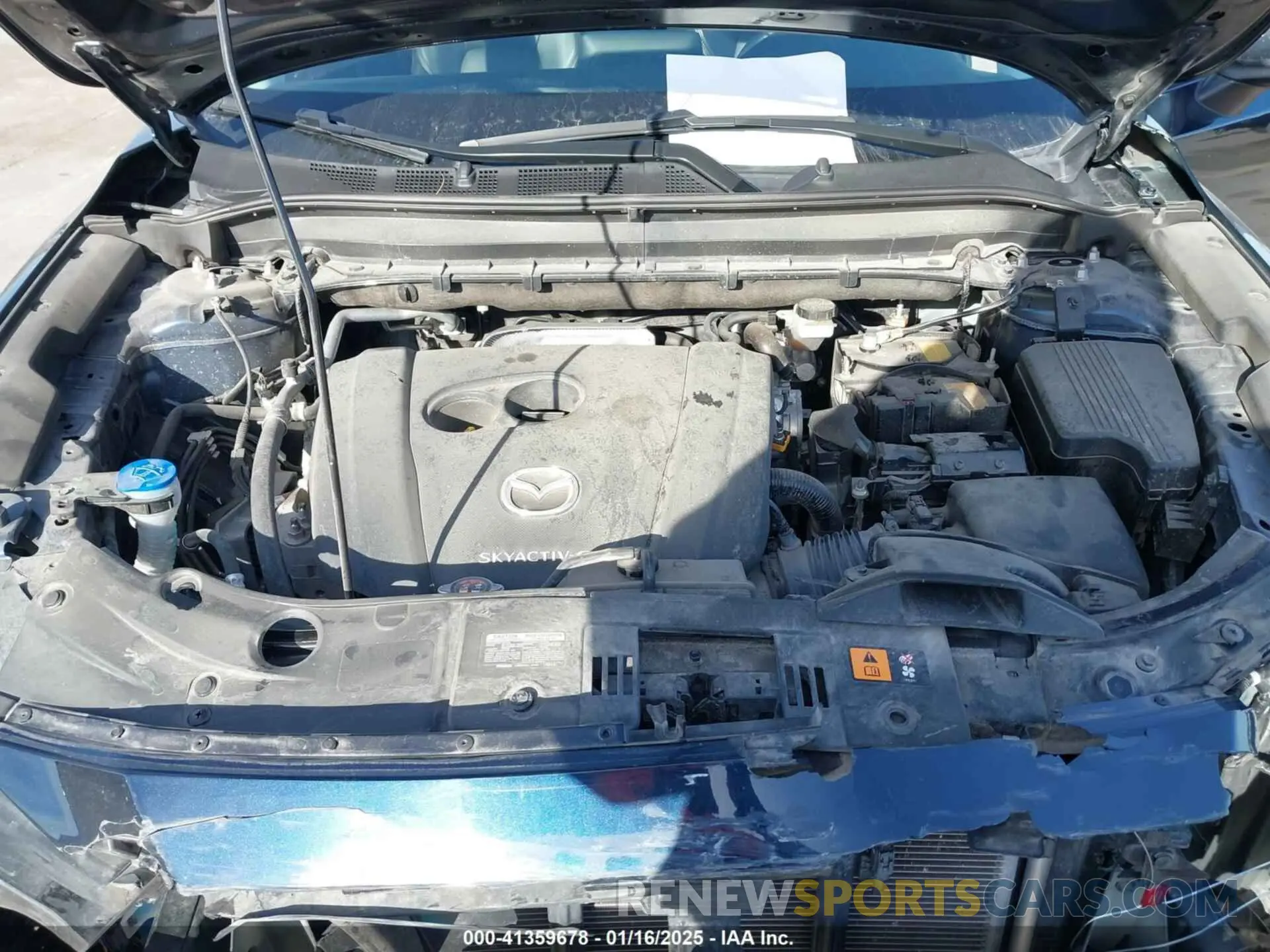 10 fotografías del automóvil dañado JM3KFADM3L0804492 MAZDA CX-5 2020