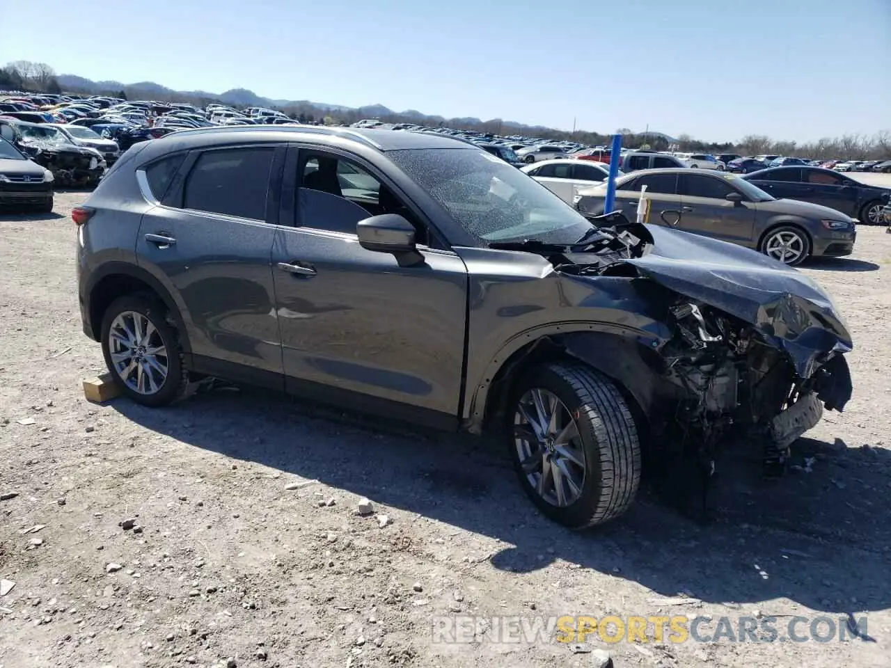 4 fotografías del automóvil dañado JM3KFADM4L0748126 MAZDA CX-5 2020