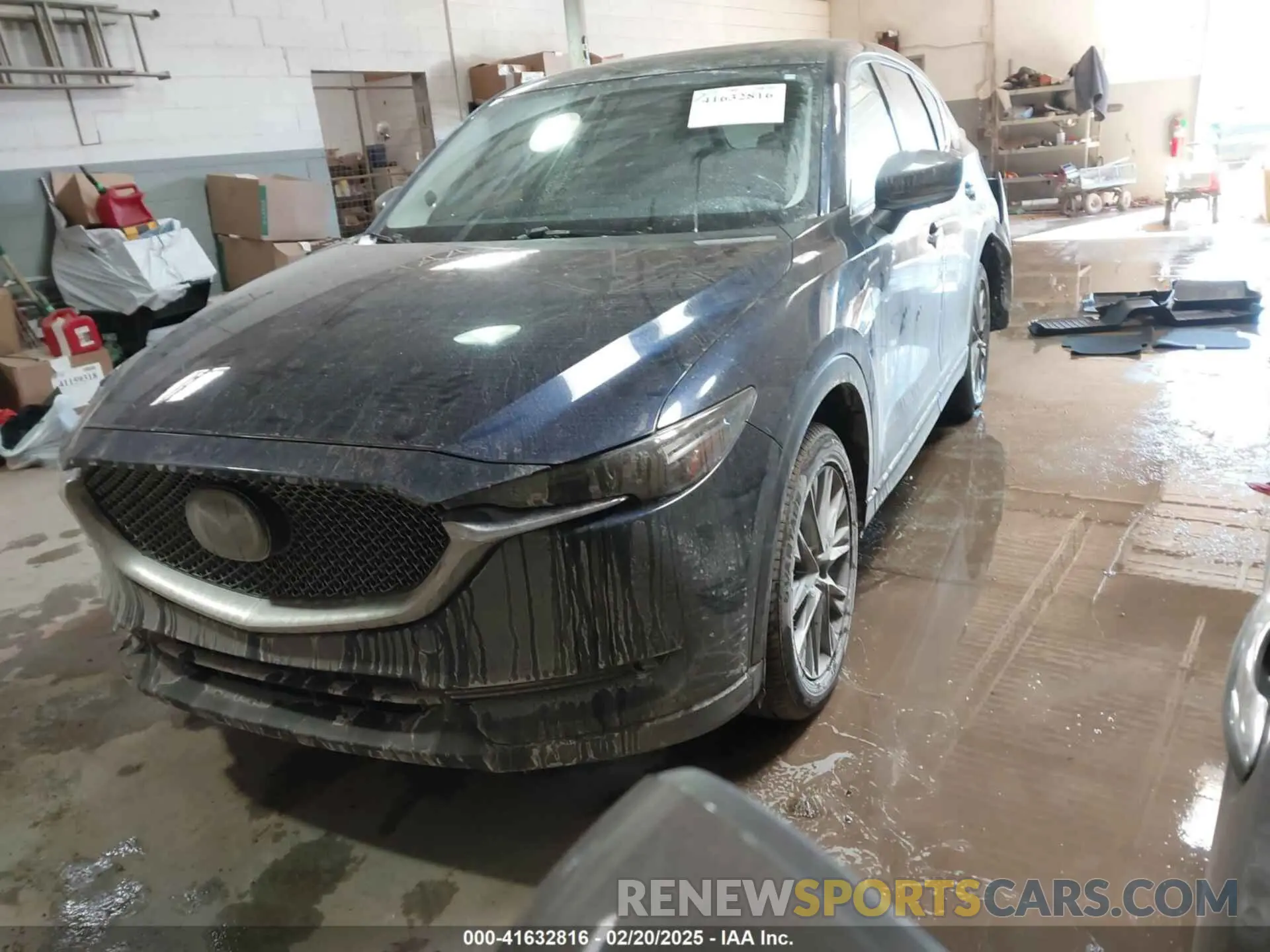 2 fotografías del automóvil dañado JM3KFADM4L0780817 MAZDA CX-5 2020