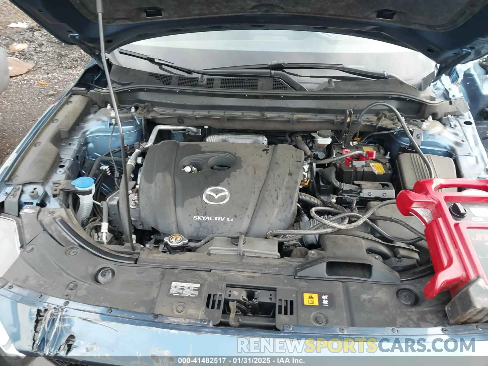 10 fotografías del automóvil dañado JM3KFADM4L0827733 MAZDA CX-5 2020