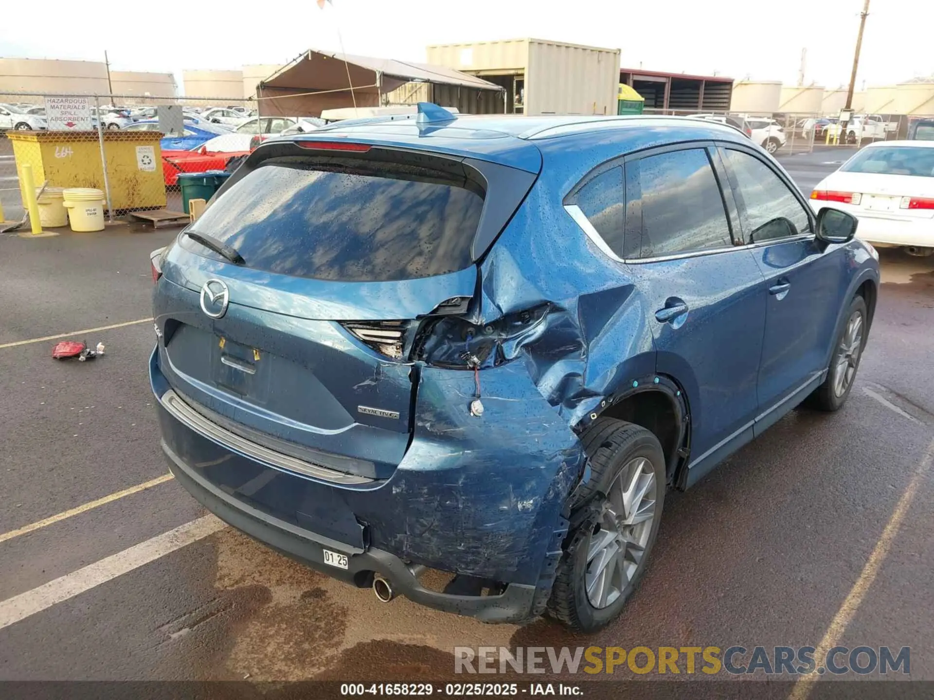 6 fotografías del automóvil dañado JM3KFADM4L1850357 MAZDA CX-5 2020
