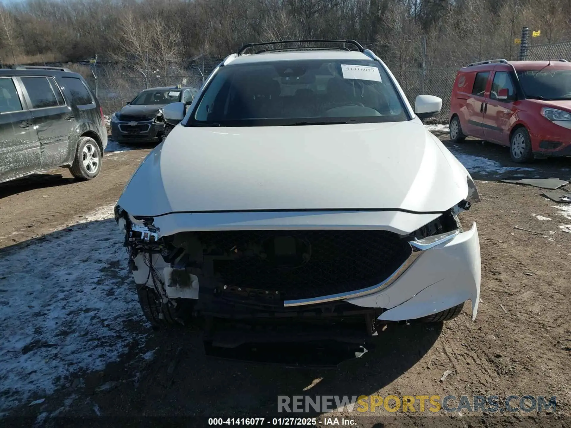 11 fotografías del automóvil dañado JM3KFADM5L1815374 MAZDA CX-5 2020
