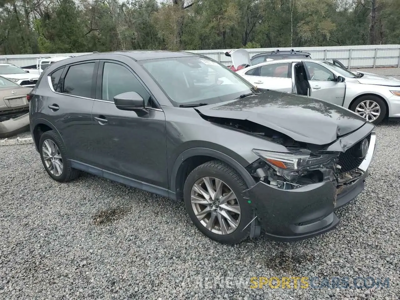 4 fotografías del automóvil dañado JM3KFADM6L0839527 MAZDA CX-5 2020