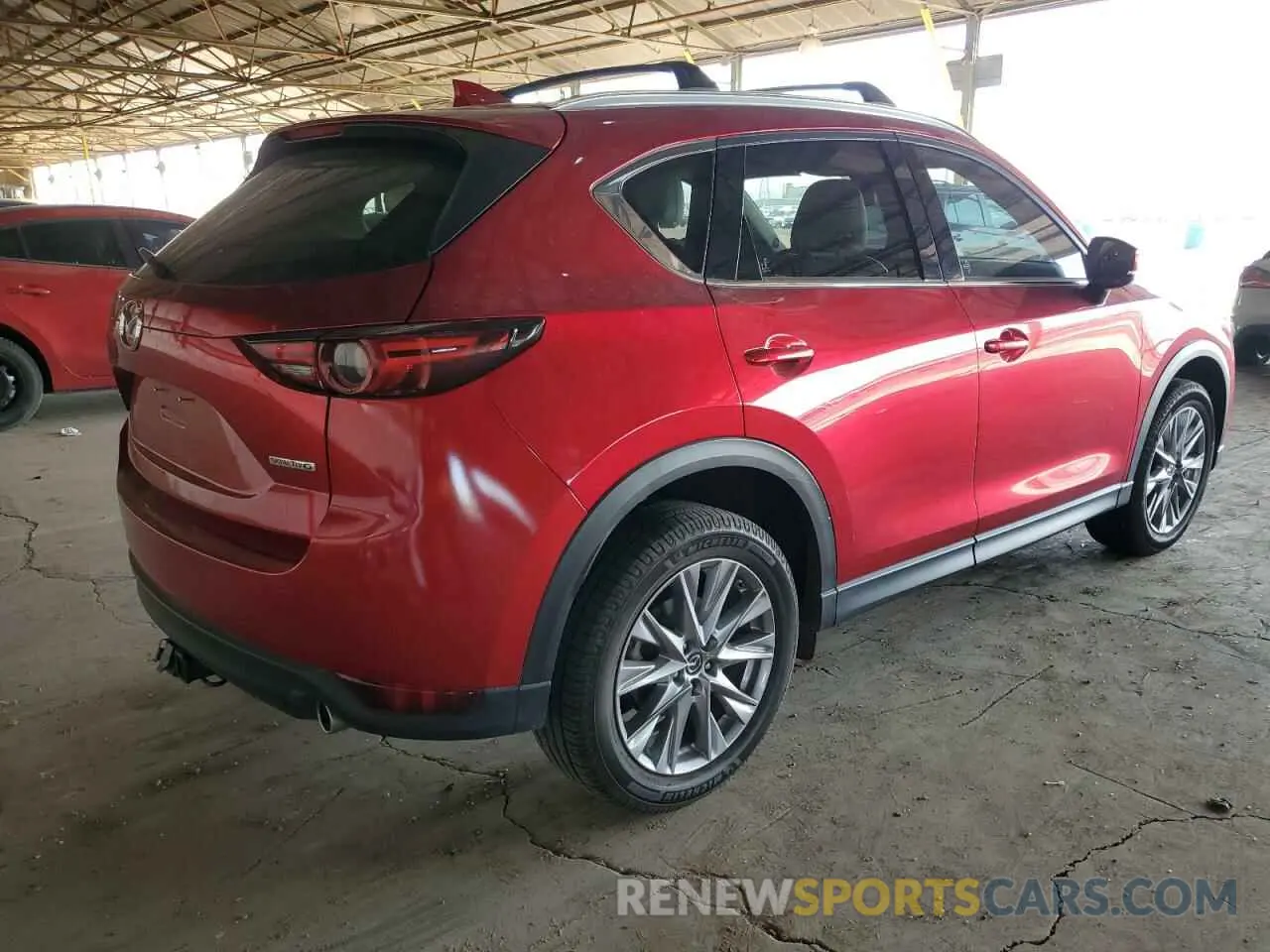 3 fotografías del automóvil dañado JM3KFADM7L1837702 MAZDA CX-5 2020