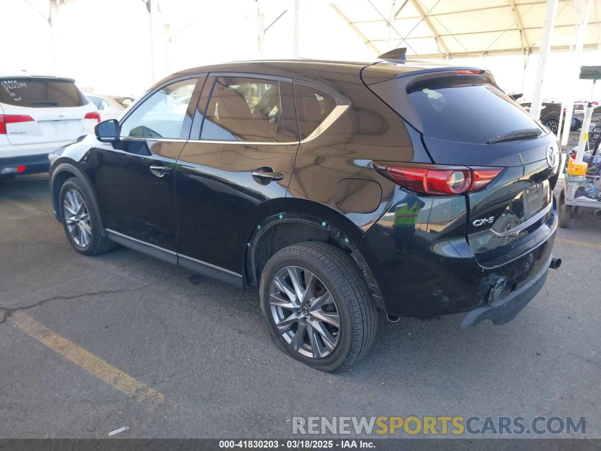 3 fotografías del automóvil dañado JM3KFADMXL0740144 MAZDA CX-5 2020