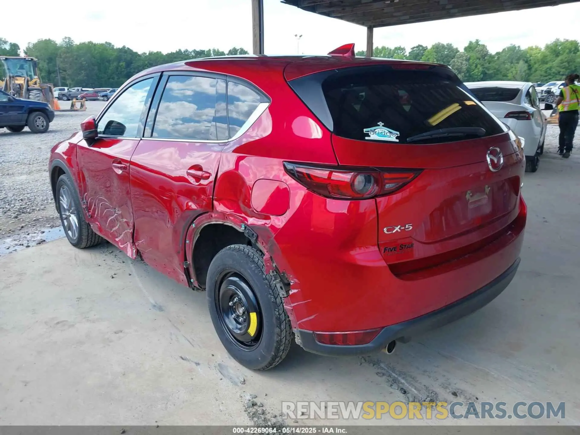 3 fotografías del automóvil dañado JM3KFADMXL0827557 MAZDA CX-5 2020