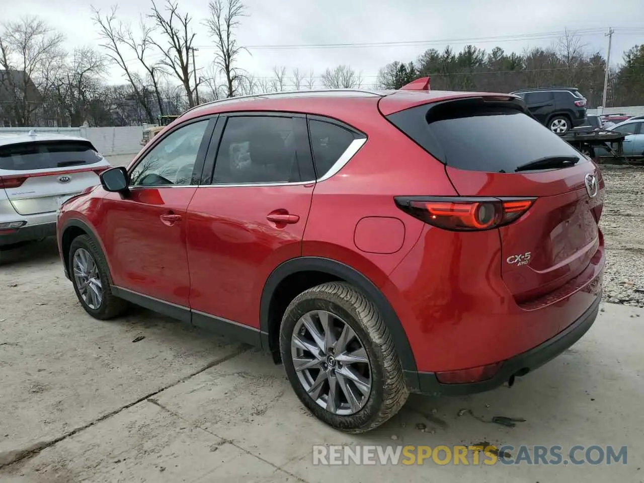 2 fotografías del automóvil dañado JM3KFBAY1L0820641 MAZDA CX-5 2020