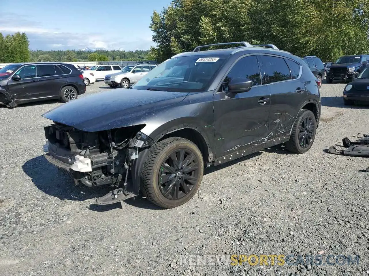 1 fotografías del automóvil dañado JM3KFBAY4L0847445 MAZDA CX-5 2020