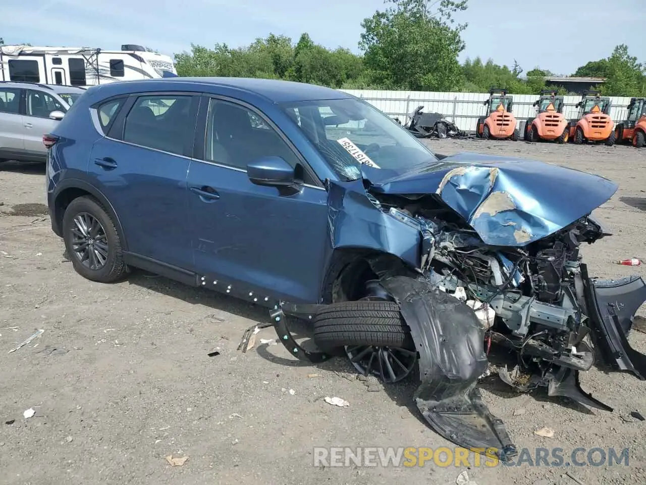 4 fotografías del automóvil dañado JM3KFBBM2L0752314 MAZDA CX-5 2020