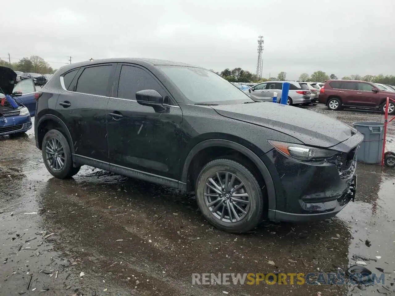 4 fotografías del automóvil dañado JM3KFBBM8L0740443 MAZDA CX-5 2020