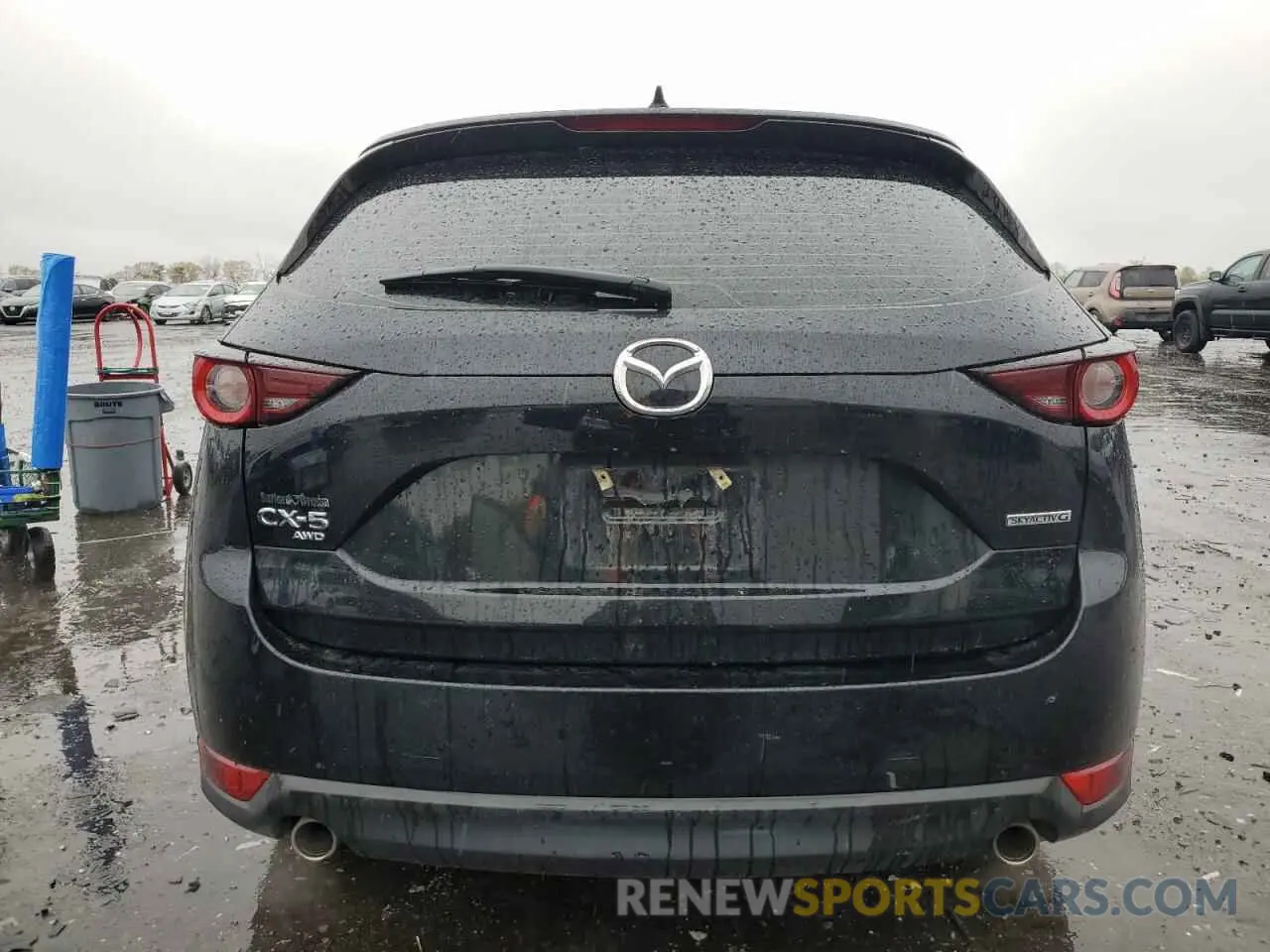 6 fotografías del automóvil dañado JM3KFBBM8L0740443 MAZDA CX-5 2020