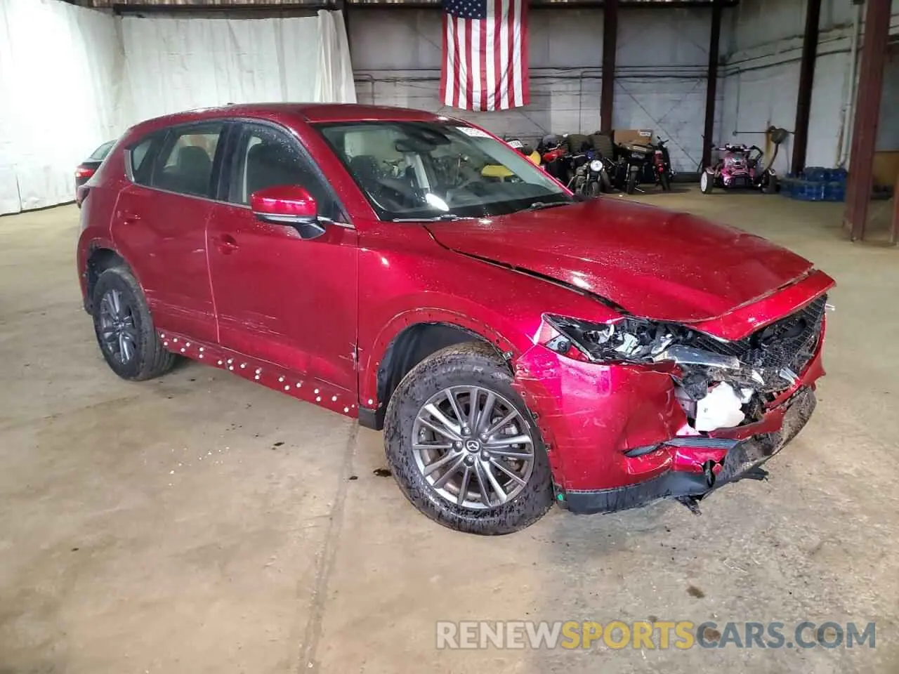 4 fotografías del automóvil dañado JM3KFBBM9L0747949 MAZDA CX-5 2020