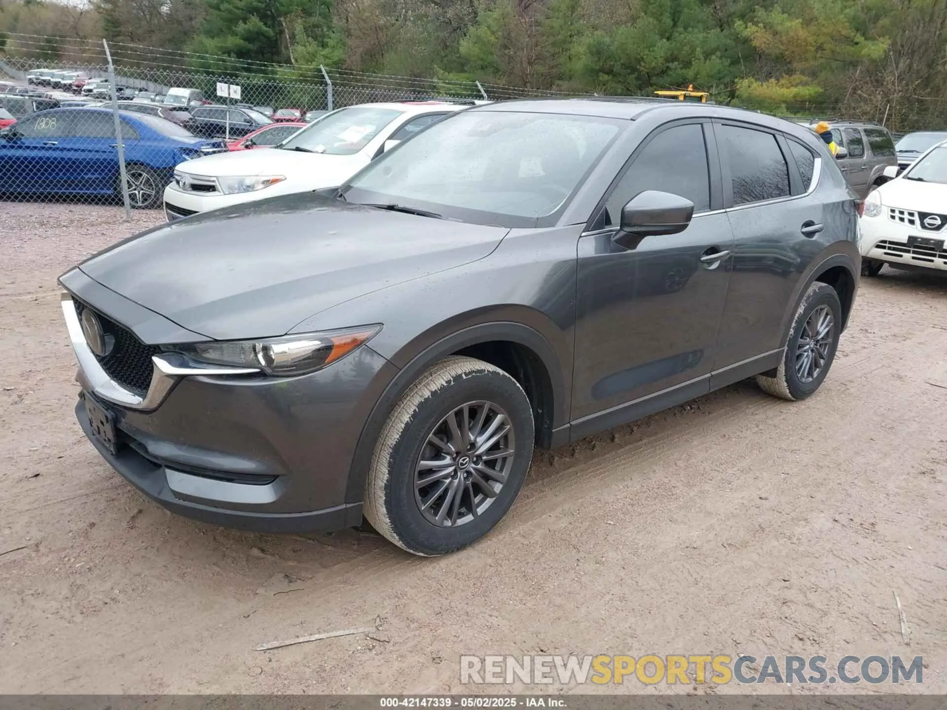 2 fotografías del automóvil dañado JM3KFBCM2L0850855 MAZDA CX-5 2020