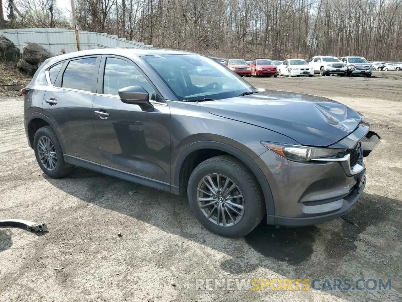 4 fotografías del automóvil dañado JM3KFBCM2L1800273 MAZDA CX-5 2020