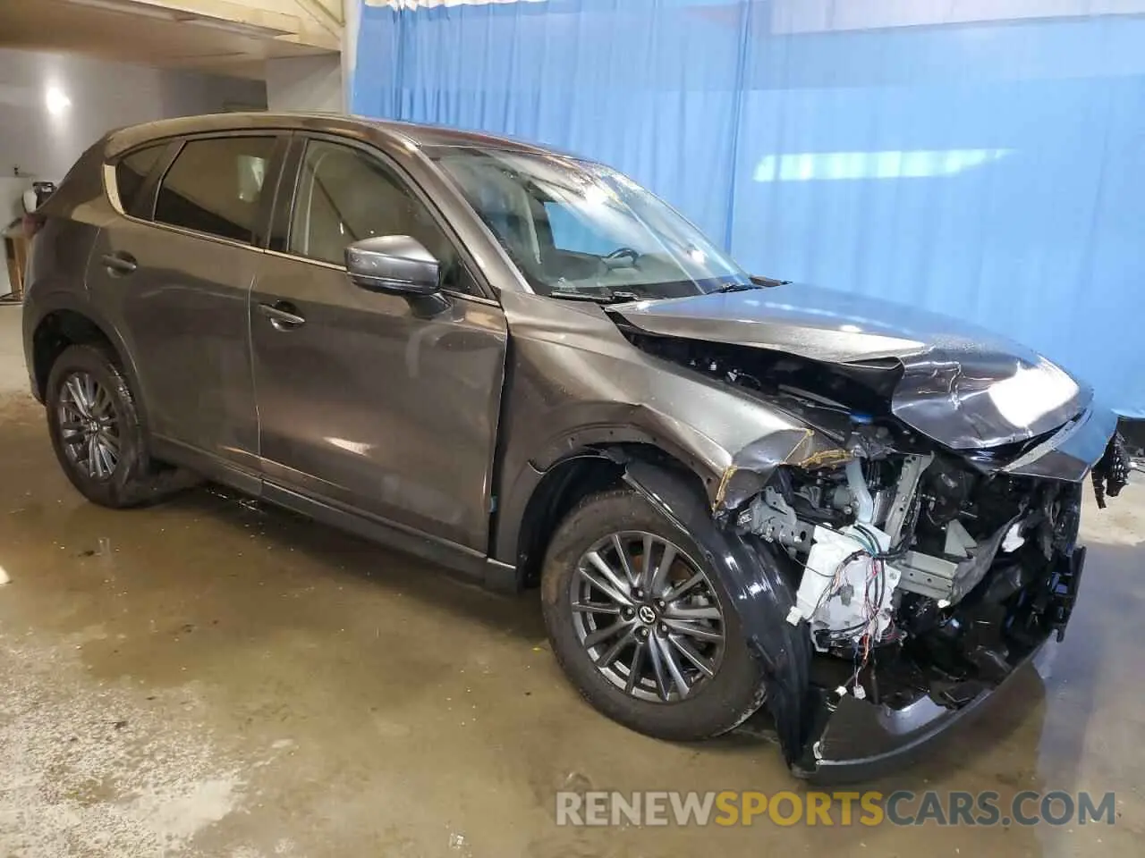 4 fotografías del automóvil dañado JM3KFBCM3L0725105 MAZDA CX-5 2020