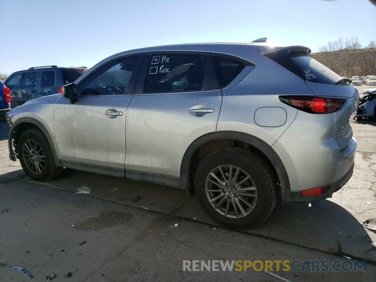 2 fotografías del automóvil dañado JM3KFBCM3L0793369 MAZDA CX-5 2020