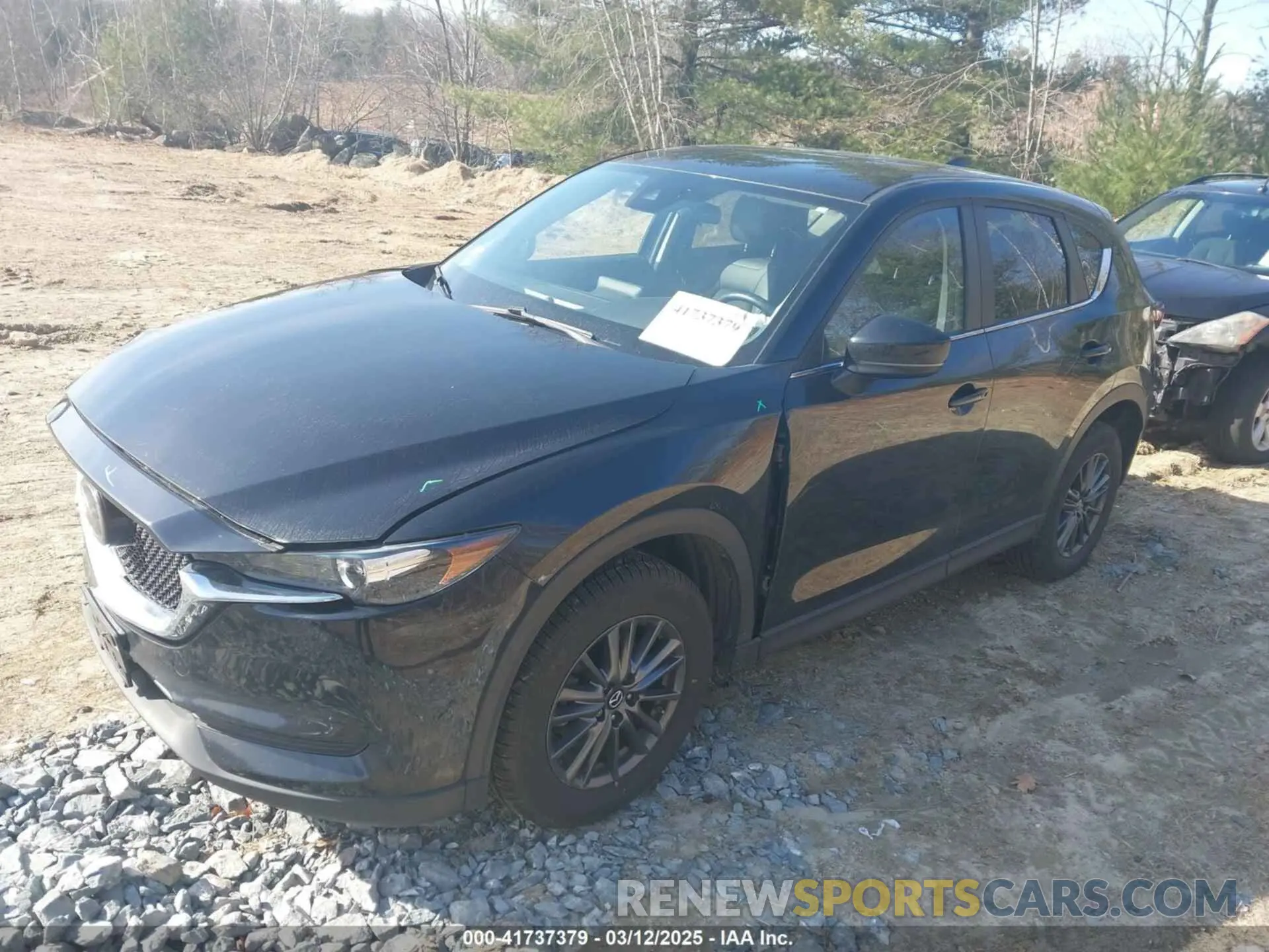 2 fotografías del automóvil dañado JM3KFBCM4L0849108 MAZDA CX-5 2020