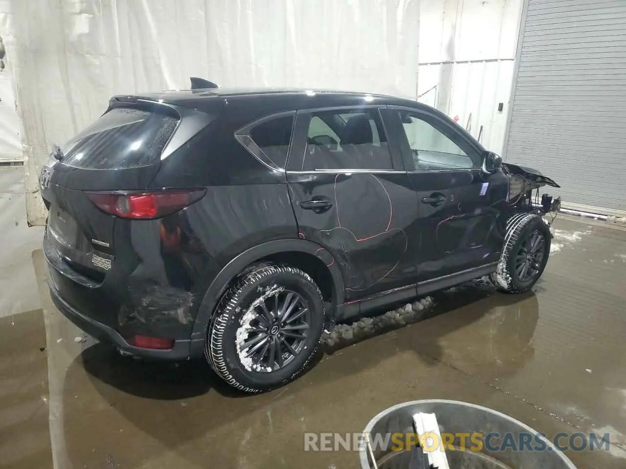 3 fotografías del automóvil dañado JM3KFBCM6L0781474 MAZDA CX-5 2020