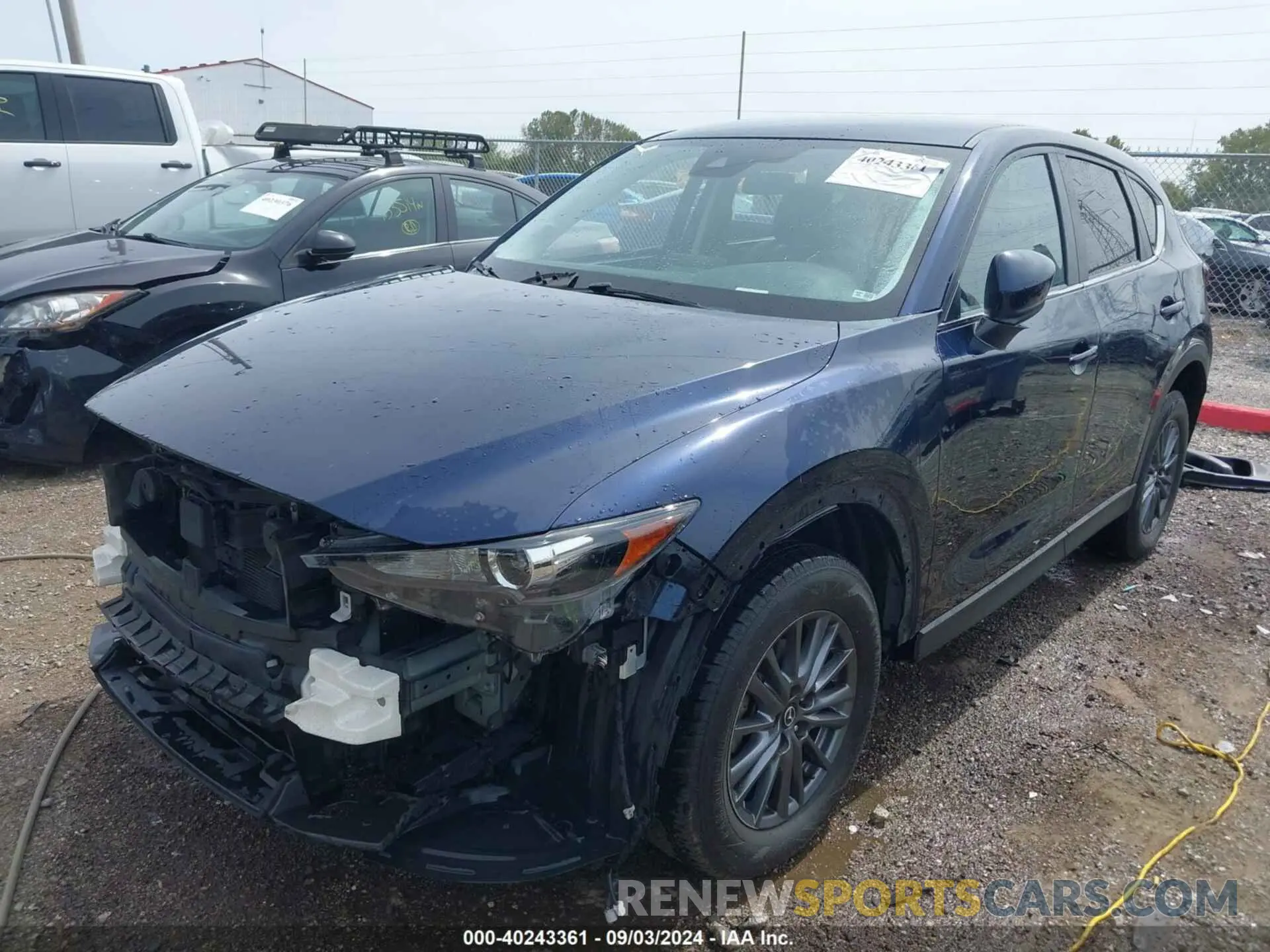 2 fotografías del automóvil dañado JM3KFBCM7L0864010 MAZDA CX-5 2020