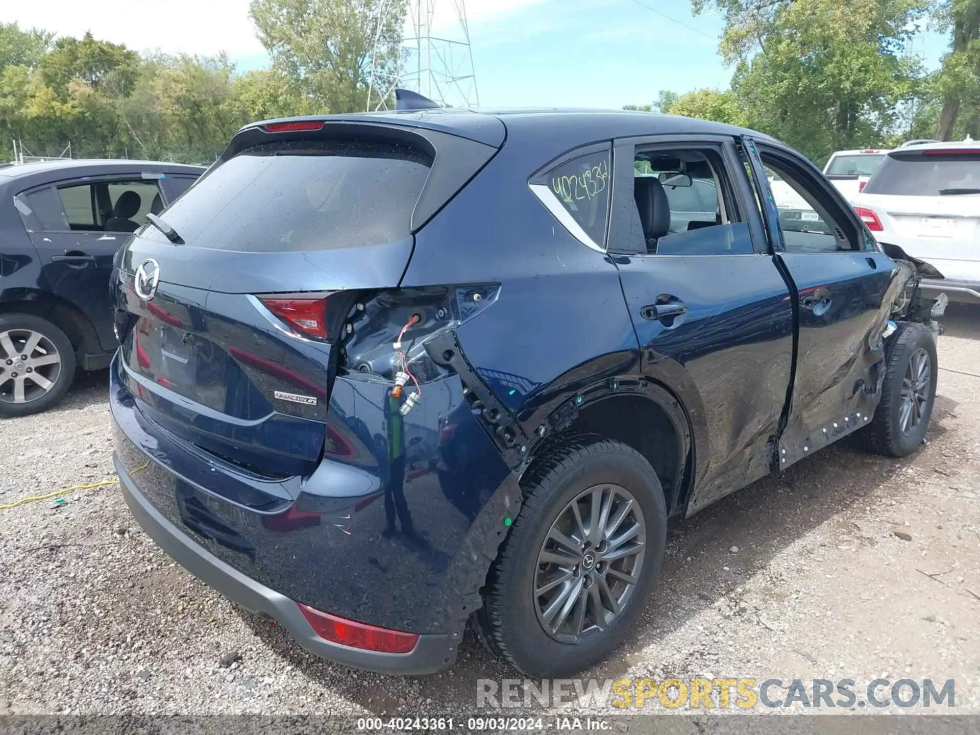 4 fotografías del automóvil dañado JM3KFBCM7L0864010 MAZDA CX-5 2020