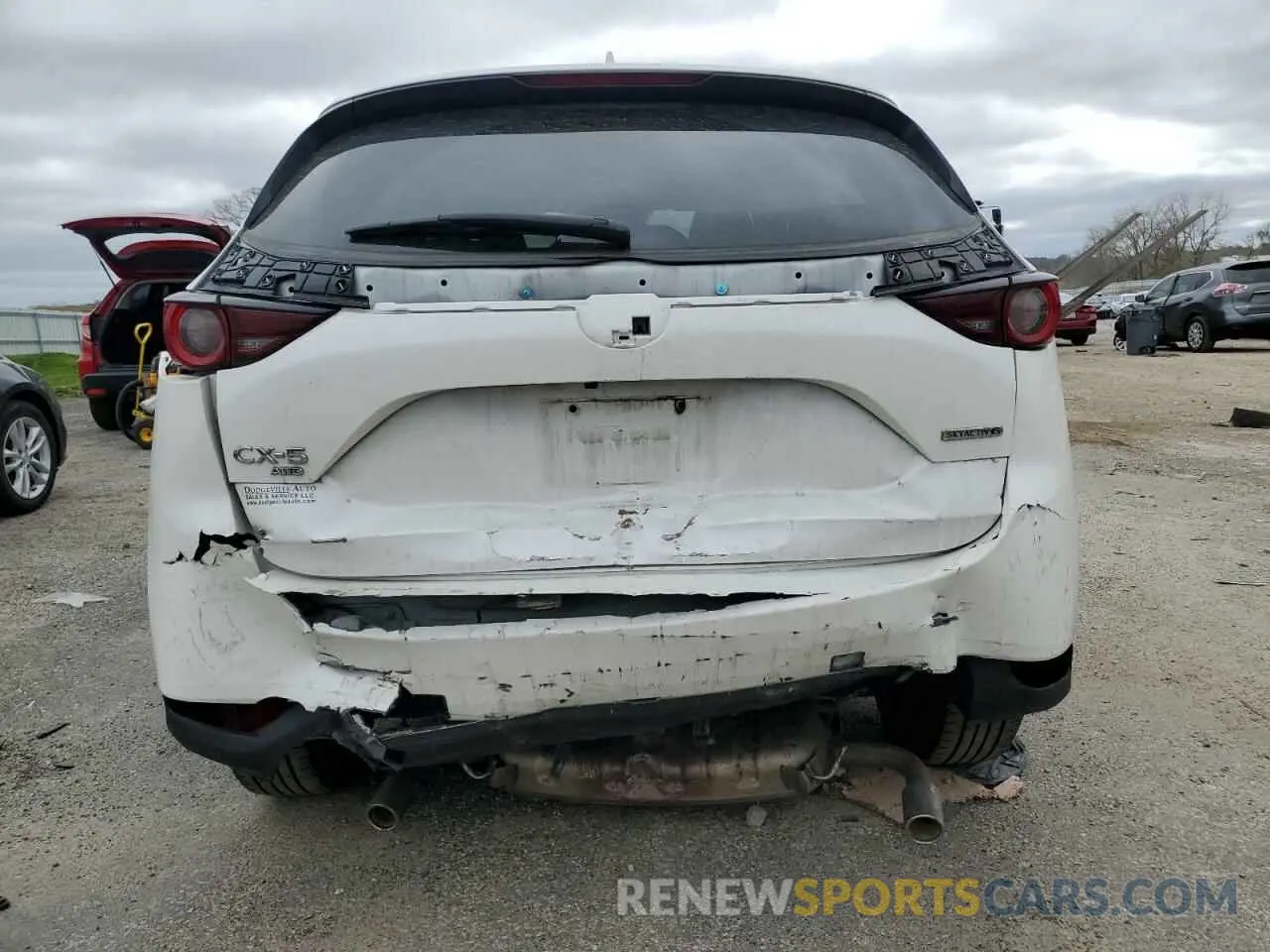 6 fotografías del automóvil dañado JM3KFBCM8L1789067 MAZDA CX-5 2020