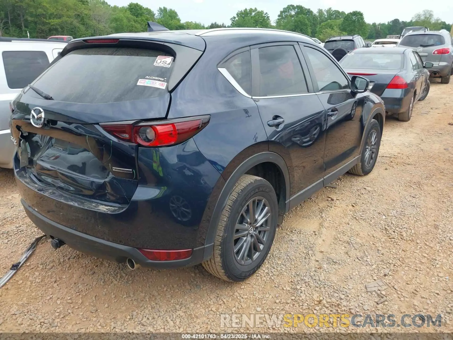 4 fotografías del automóvil dañado JM3KFBCM9L0741535 MAZDA CX-5 2020