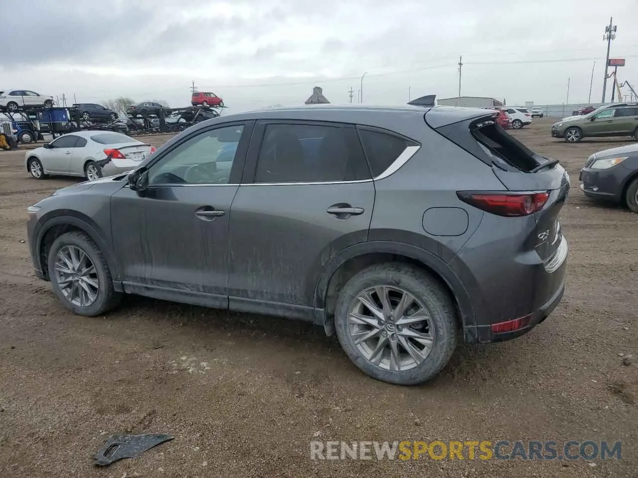 2 fotografías del automóvil dañado JM3KFBDM1L0865071 MAZDA CX-5 2020