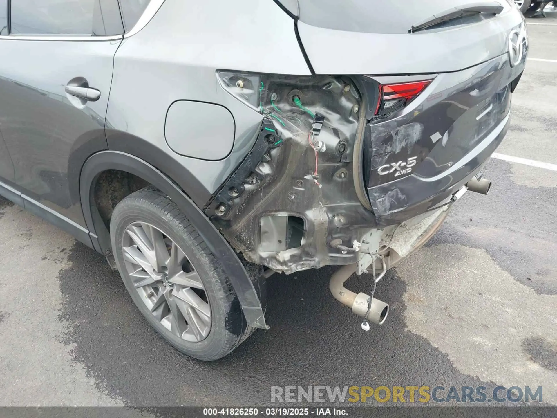 6 fotografías del automóvil dañado JM3KFBDM4L0829861 MAZDA CX-5 2020