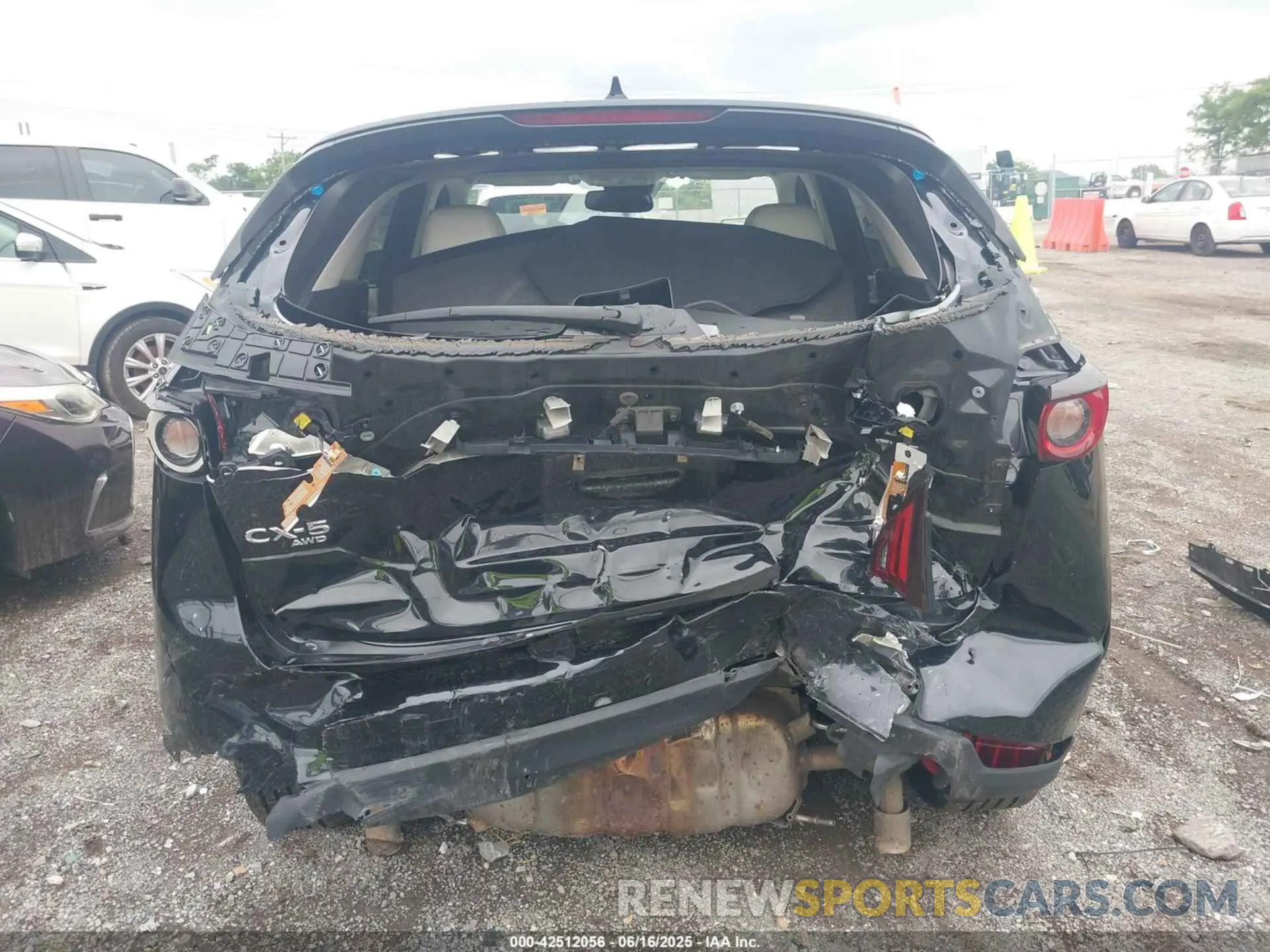 6 fotografías del automóvil dañado JM3KFBDM4L0857837 MAZDA CX-5 2020