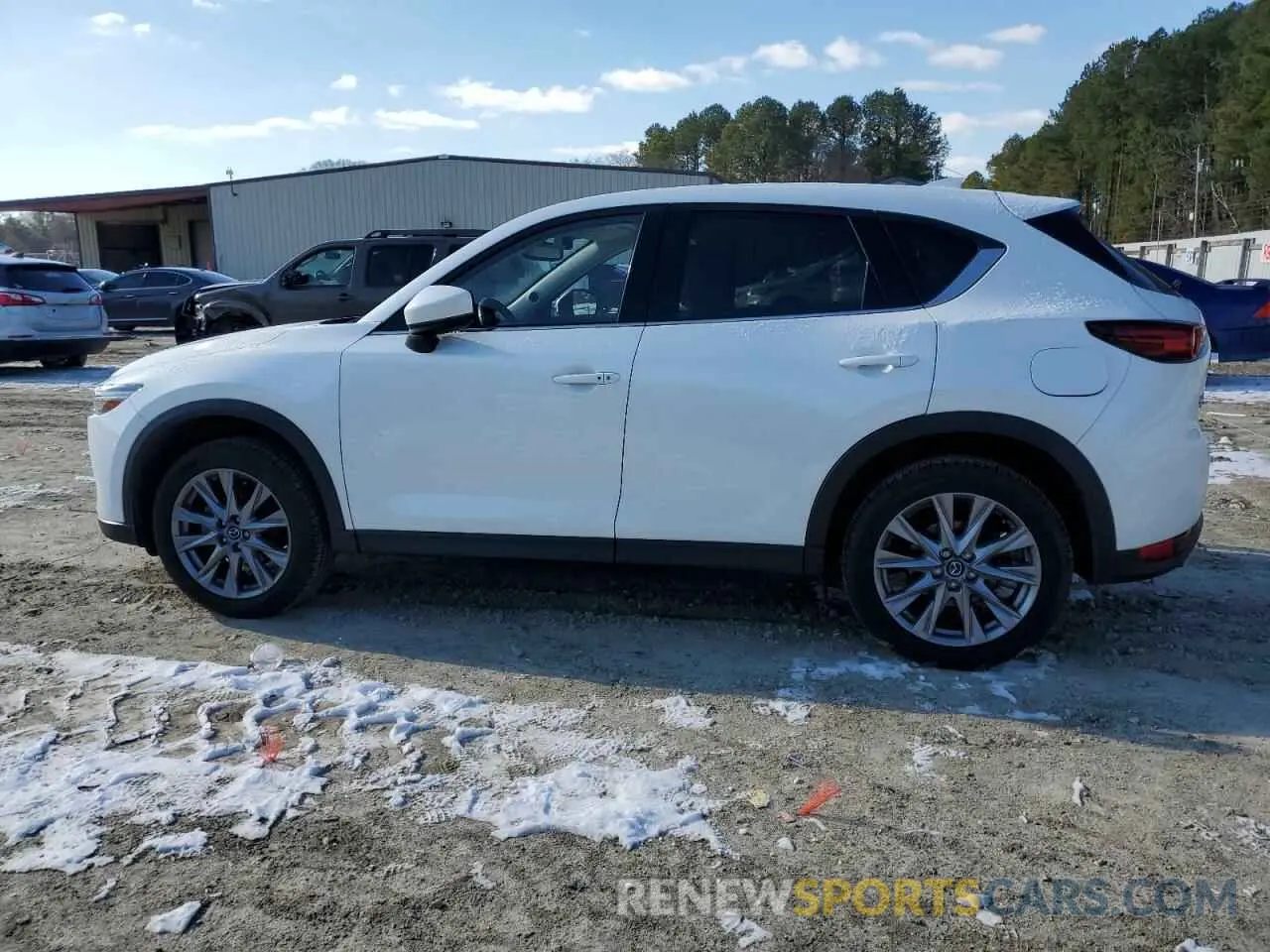 2 fotografías del automóvil dañado JM3KFBDM5L0855448 MAZDA CX-5 2020