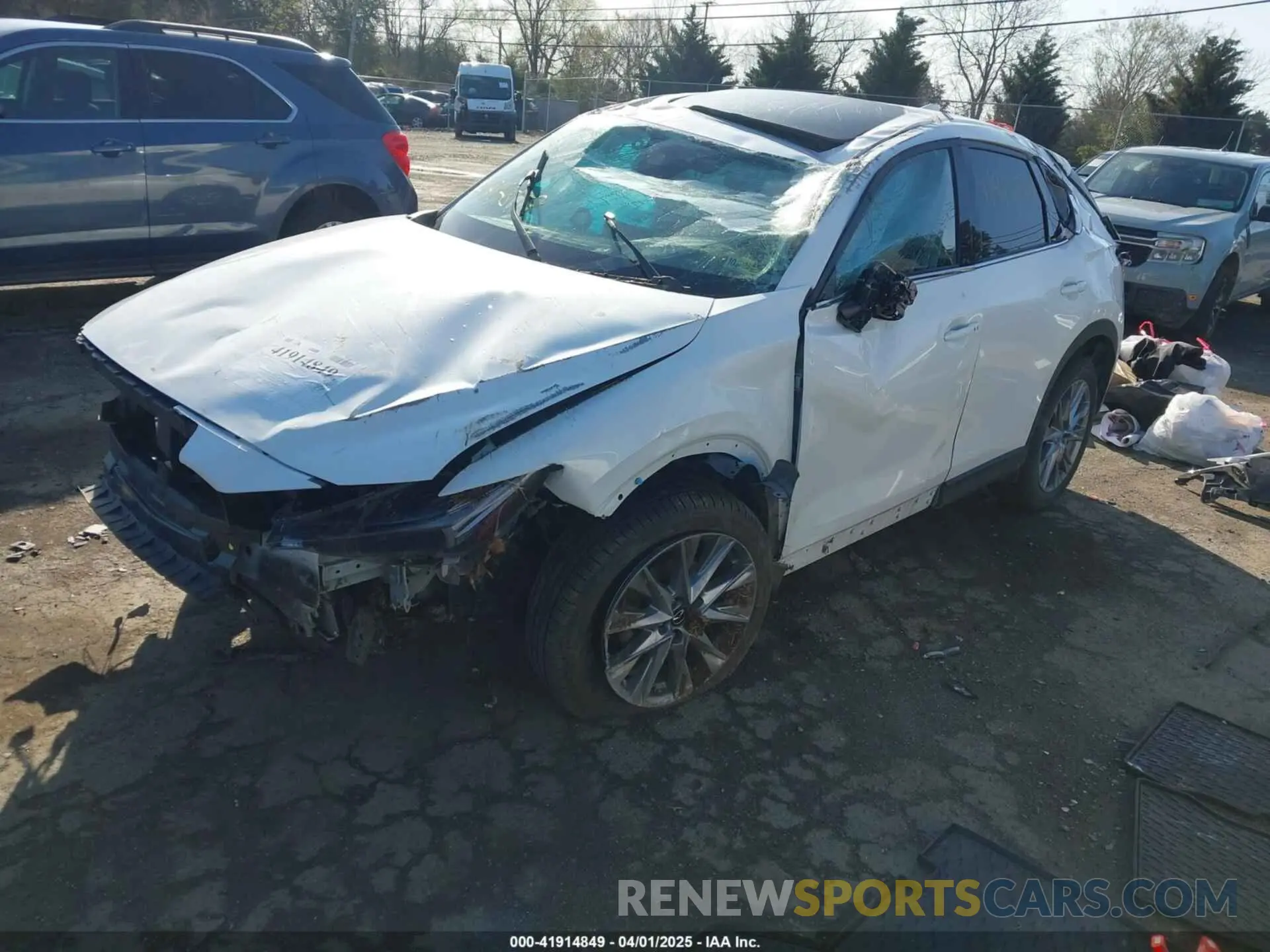 2 fotografías del automóvil dañado JM3KFBDM6L0751471 MAZDA CX-5 2020
