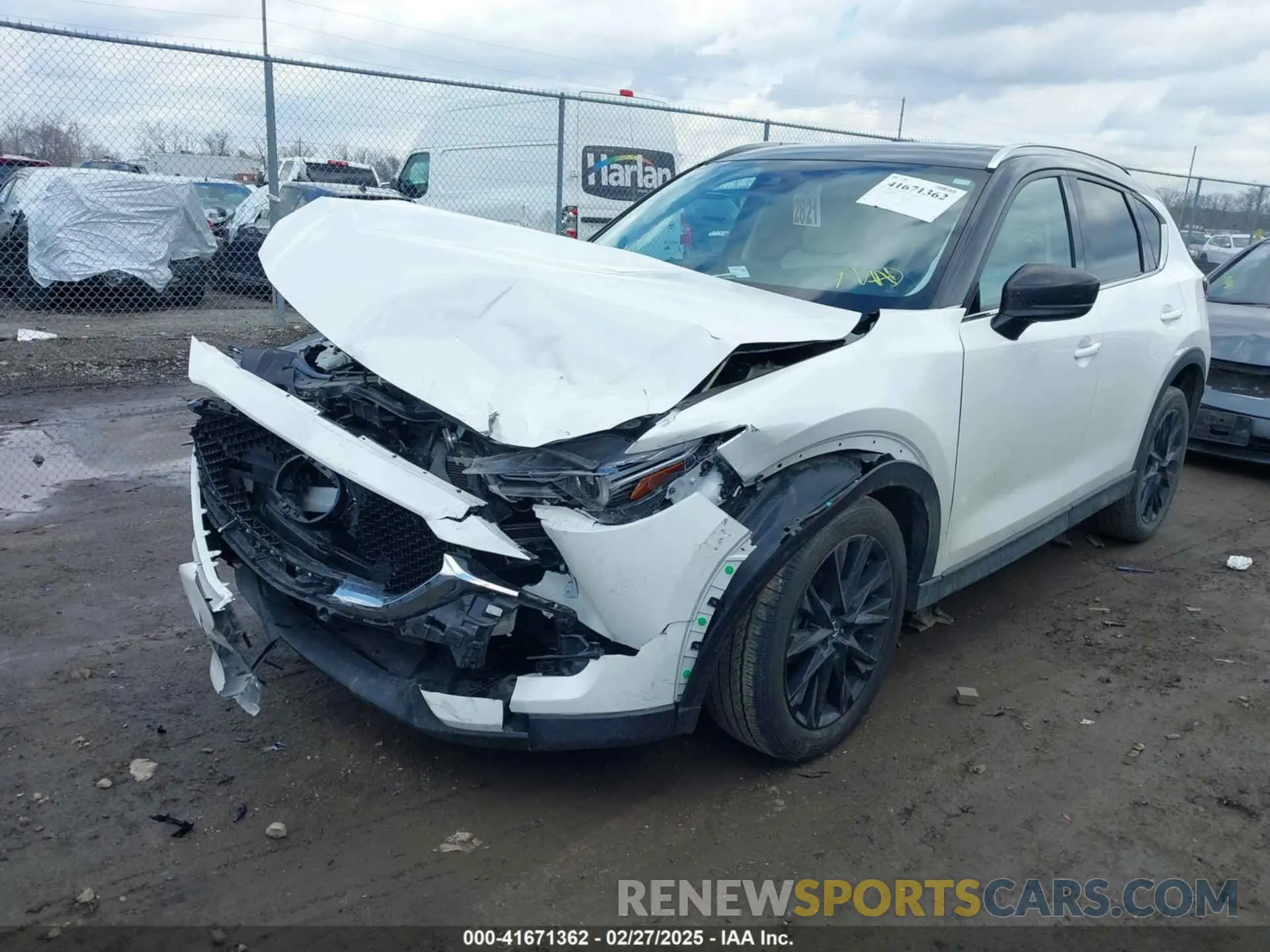 2 fotografías del automóvil dañado JM3KFBDM7L1720109 MAZDA CX-5 2020