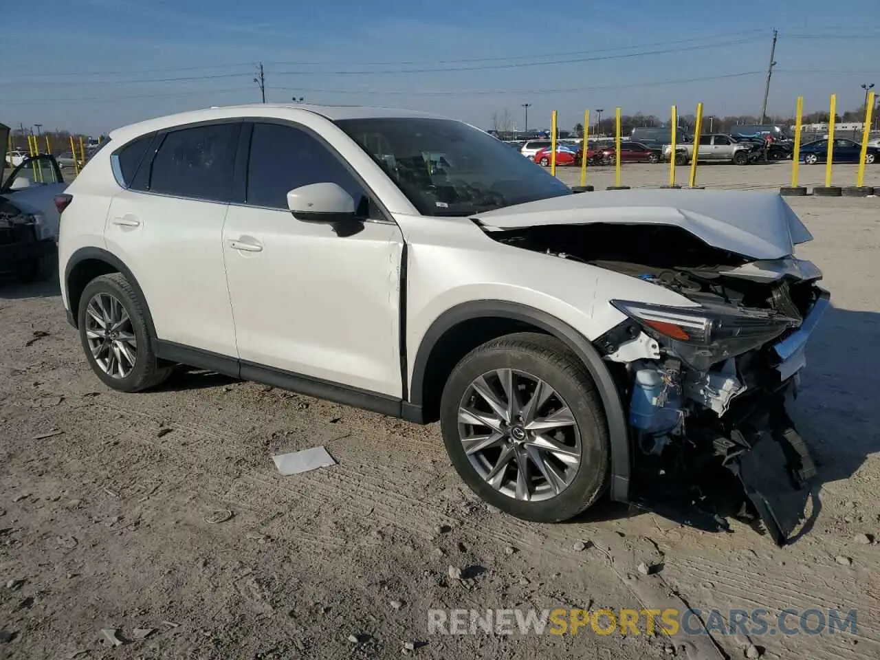 4 fotografías del automóvil dañado JM3KFBDM7L1810585 MAZDA CX-5 2020