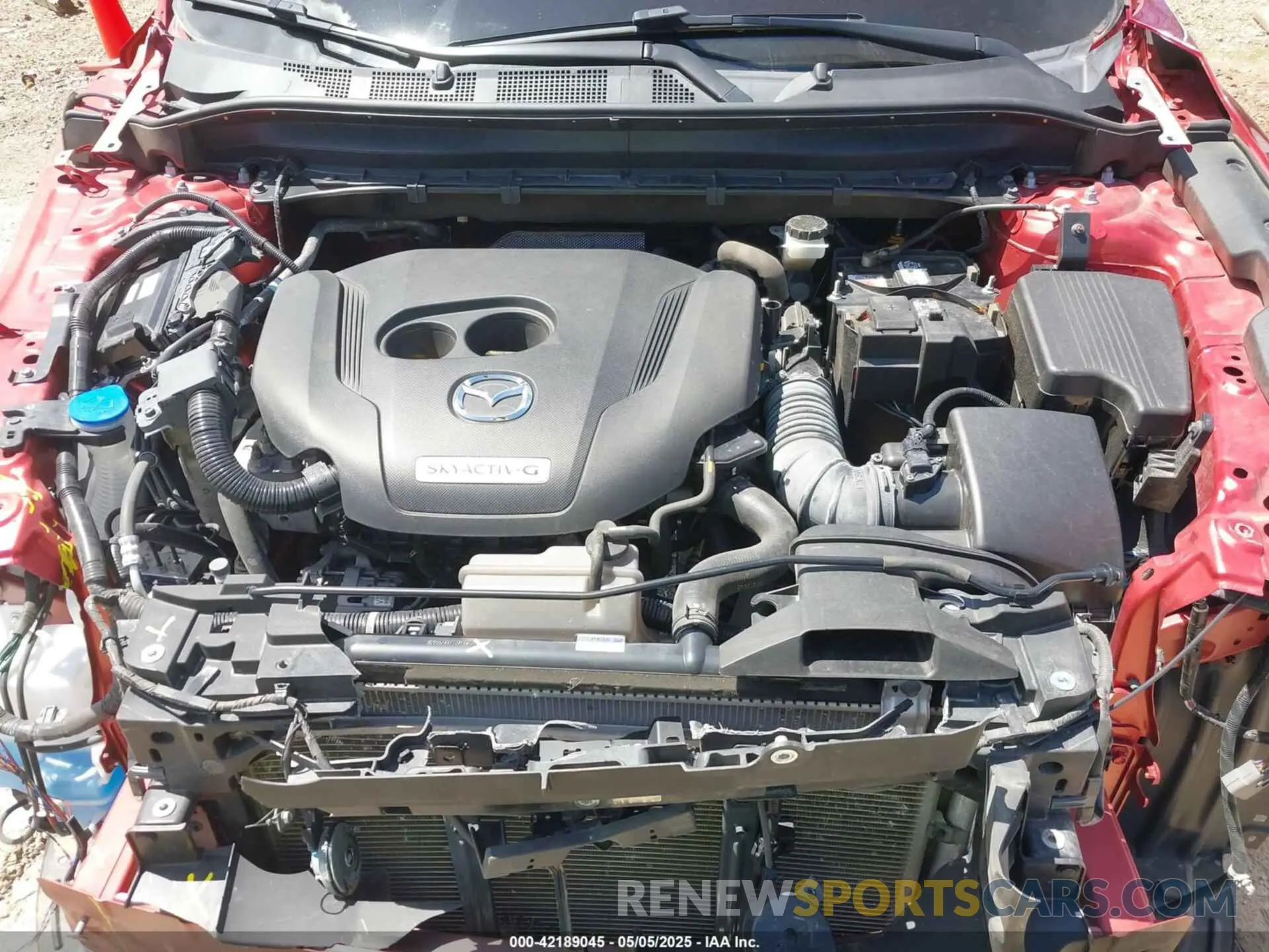 10 fotografías del automóvil dañado JM3KFBEY6L0738401 MAZDA CX-5 2020