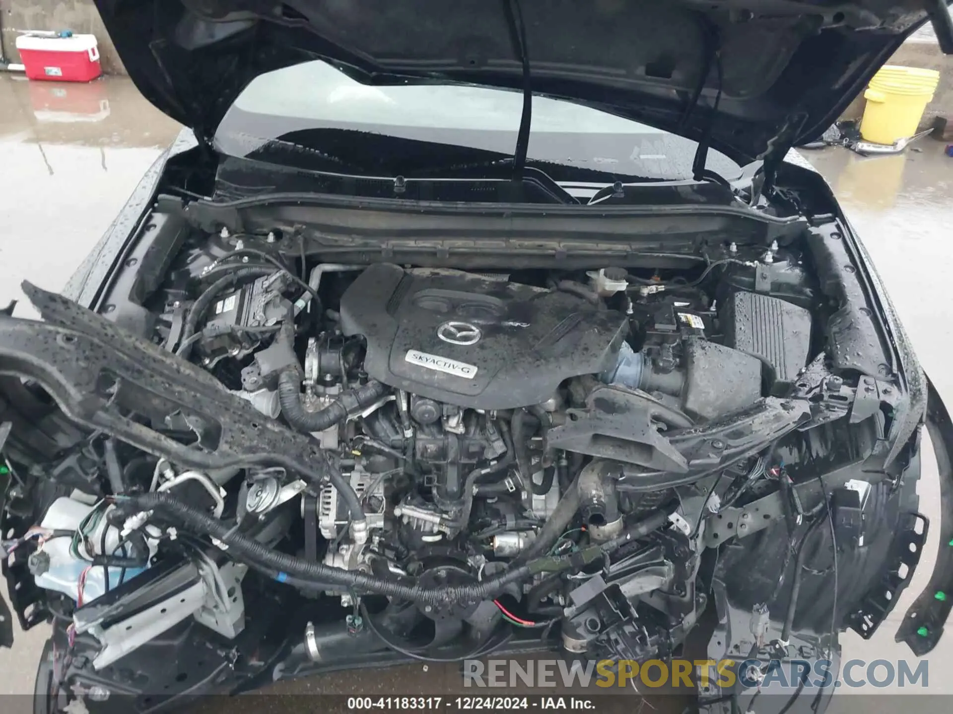 10 fotografías del automóvil dañado JM3KFBEY7L0842220 MAZDA CX-5 2020