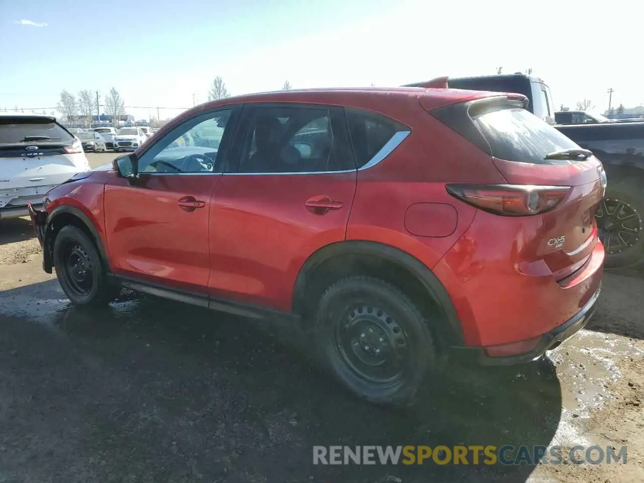 2 fotografías del automóvil dañado JM3KFBEY8L0784313 MAZDA CX-5 2020